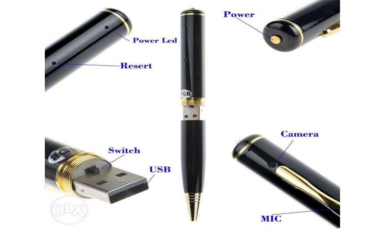 8Gb Spy Pen Camera With Hd Audio Video Recording