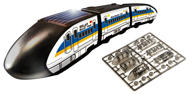 3-in-1 Educational DIY Solar Bullet Train Kit