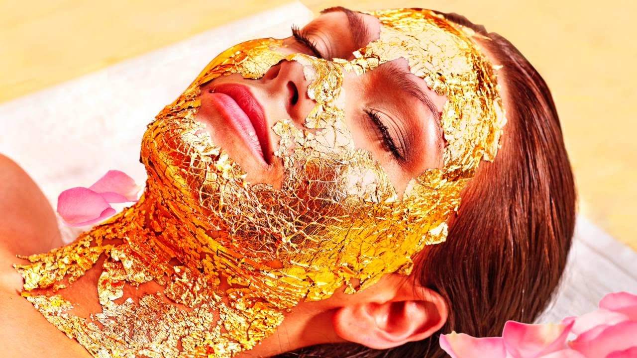 24 Karat Super Gold Facial + Herbal Skin Polisher + Gold Mask + Whitening Manicure + Whitening Pedicure + Spa Hands and Feet Massage + Head, Neck and Shoulders Massage at Blue Scissor Salon & Studio Wapda Town Lahore.