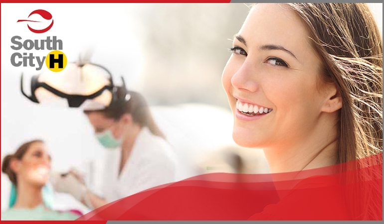 Shine and Sparkling Teeth! Get a Scaling (OR) Polishing + Root Planning + Bleeding Gum Treatment + Halitosis and Other Oral Hygiene Instructions + Dental and Implant Consultation just Rs.1999/- instead of Rs. 15000 [87% off!] at South City Hospital!