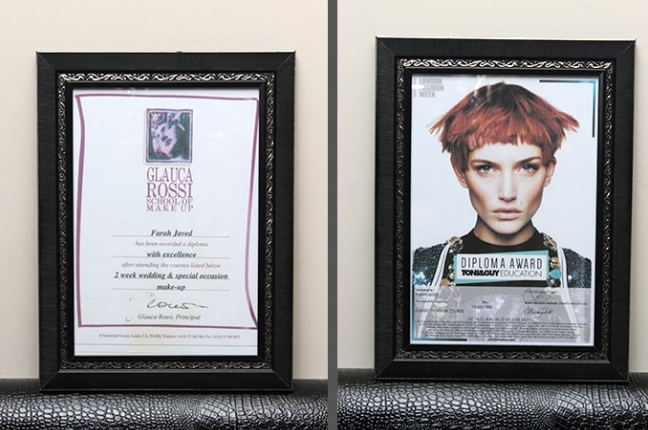 Party Makeup + Hair Style + Eye Lashes + Nail Color + Dupatta Setting by Avalon Beauty Lounge, Phase II DHA Lahore. 