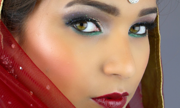 Look Stunning On Your Big Day!  Get Bridal Makeup (Barat OR Walima) + Creative Hair Styling + Whitening Facial + Spa Whitening Manicure + Spa Whitening Pedicure + Eyelashes Application + Dupatta Setting + Jewelry Setting + Nail Color Application + Threading (Eyebrows & Upper Lips) at The Beauty Room Salon Gulberg Lahore.