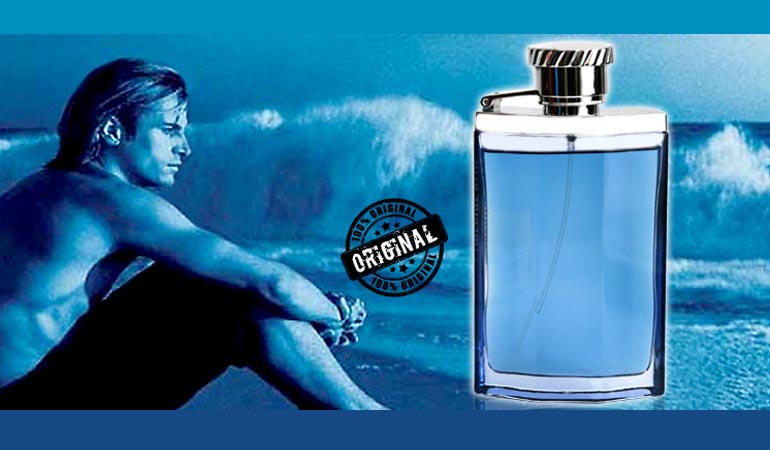 70% off, Rs 3150 only for Dunhill Desire Blue Perfume  For Men (100% Original) - Free Delivery.