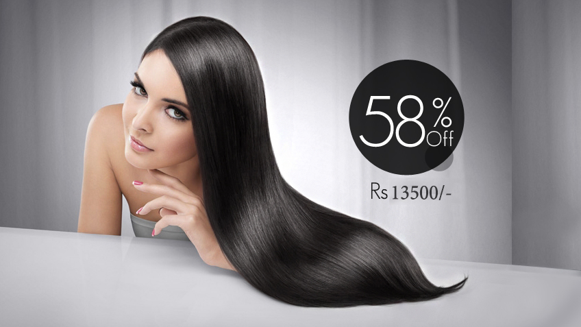 58% off, Rs 13500 only for LOreal Hair Xtenso or Hair Rebonding + Hair Cut + LOreal Hair Treatment + Blow Dry + Head & Shoulder Massage at LeReve Beauty Lounge Gulberg, Lahore.