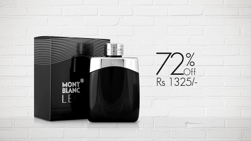 72% off, Rs 1325 only for Mont Blanc Legend Perfume for Men (First Copy)