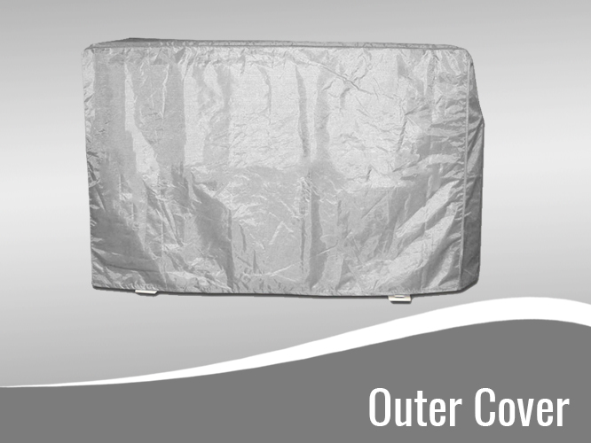 Pack of 2 Split AC Covers & 2 Outer Unit Covers  (Select your Suitable Design)