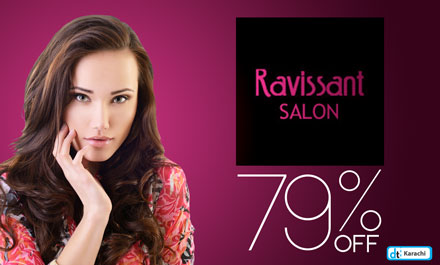 Deep Cleansing Facial, Hair Herbal Treatment with Aloe, Spa manicure & Spa Pedicure for Rs 1,000/- instead of Rs 4,900/- [79% off] at Ravissant Salon