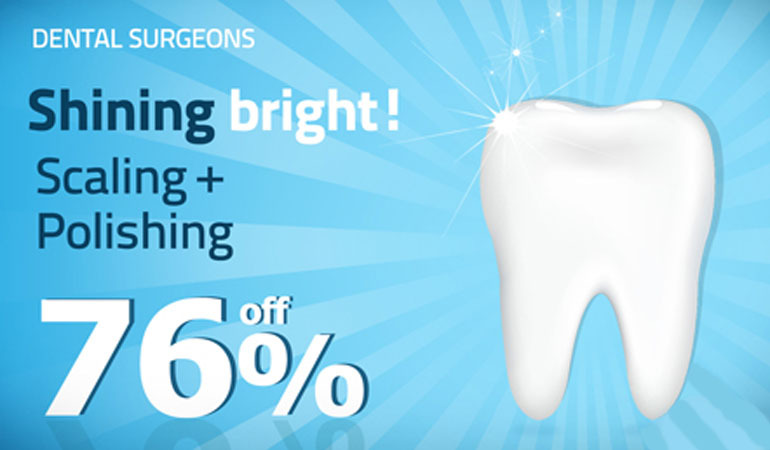Oral Care at its Best Teeth Scaling + Polishing + Complete Oral Examination at Dr. Nauman & Associates, DHA Lahore