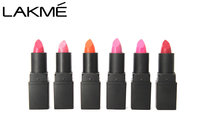 Lakme Matte Lipsticks - Pack of 6 Random Colors for Rs 1,250/ - Cash on Delivery