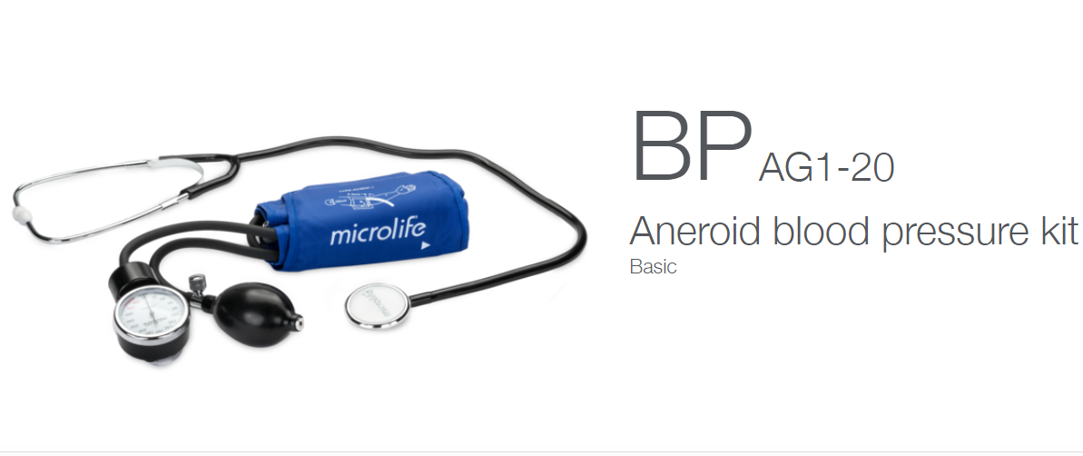 Microlife Aneroid Blood Pressure Monitoring Kit (AG1-20)