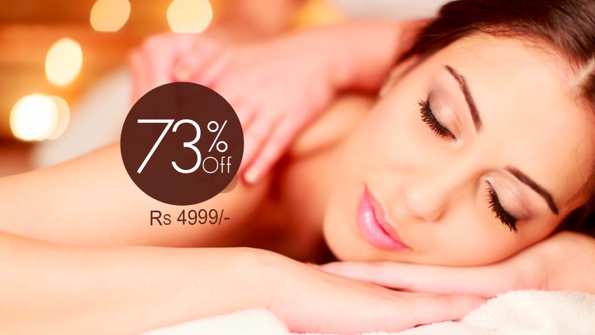 73% off, Rs 4999 only for Janssen whitening facial + Whitening polisher + Dark circle treatment + Open pores treatment + Black n white head treatment + Whitening serum therapy + Essie manicure by Loreal + Essie pedicure by Loreal + Hand & feet polisher + Hand & feet whitening mask + Hand & feet massage + Hair protein treatment + Full body polisher and scrubbing + Full body massage + Full body fruit wax from Saba Bridal Salon & Spa Gulberg, Lahore.