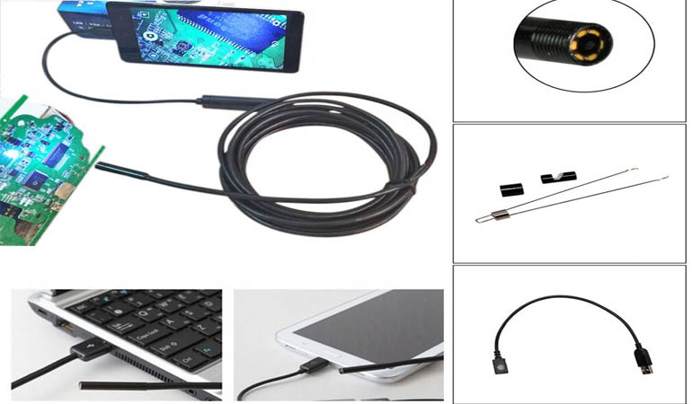45% off Rs 2100 only for Snake LED USB Waterproof Inspection Camera - FREE DELIVERY