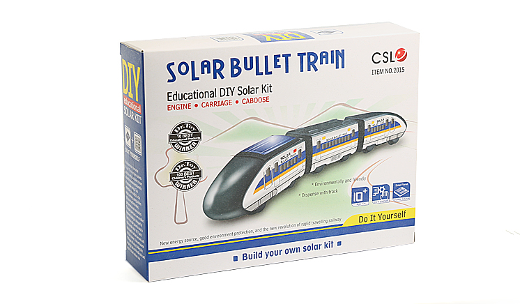 3-in-1 Educational DIY Solar Bullet Train Kit