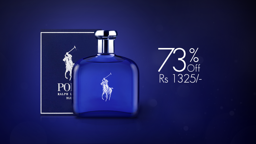 73% off, Rs 1325 only for Polo Blue Cologne By Ralph Lauren for Men (First Copy)