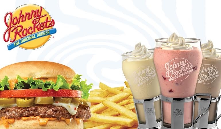 1 Original Burger + 1 Fries + 1 Original Medium Shake by Johnny Rockets