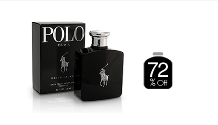 72% off, Rs 1350 only for Ralph Lauren Polo Black Perfume For Men (First Copy)