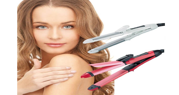 Nova 2 in 1 Essential Straightener and Curler Pink - With Free Home DELIVERY