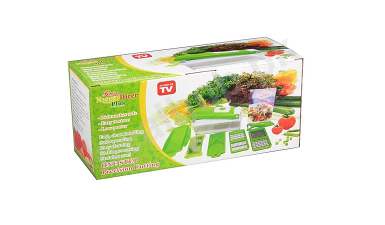 Original 12 Pieces Genius Nicer Dicer Plus - Free home Delivery