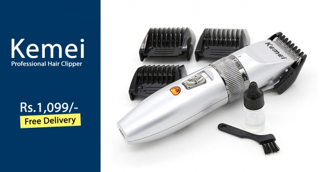 Kemei Rechargeable Trimmer for Men Rs. 1,099/- instead of Rs. 1,500 - [27% off]