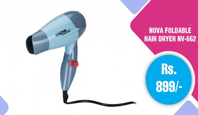 Nova Foldable Hair Dryer NV-662