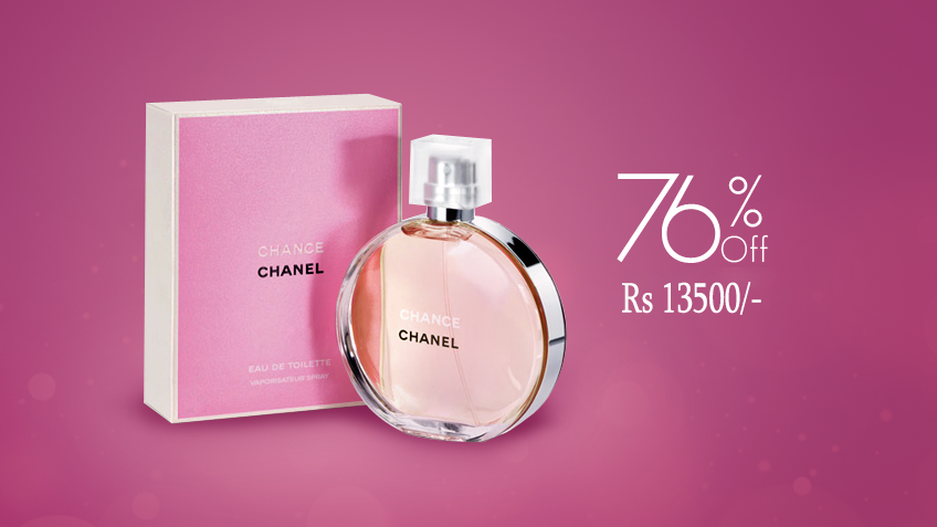 76% off, Rs 13500 only for Chanel Chance Perfume for Women