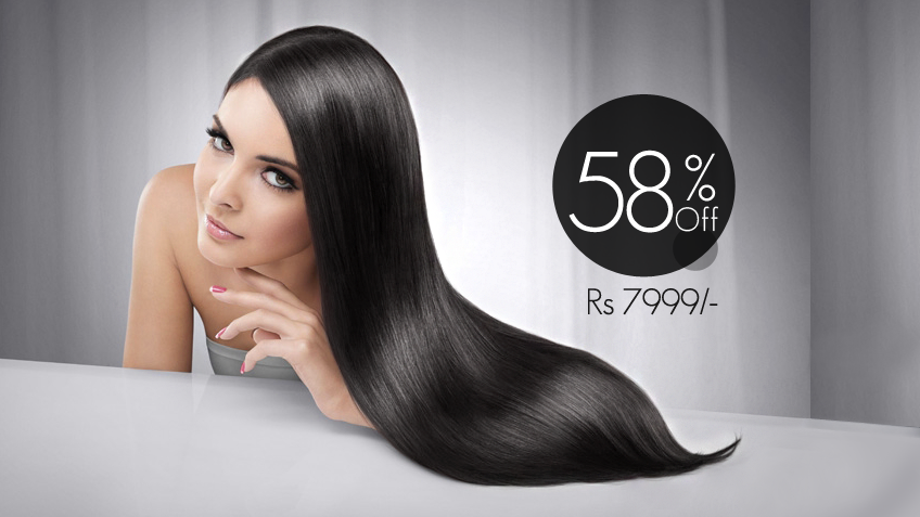 58% off, Rs 7999 only for LOreal Hair Xtenso or Hair Rebonding + Hair Cut + LOreal Hair Treatment + Blow Dry + Head & Shoulder Massage at The Beauty Room Gulberg, Lahore.