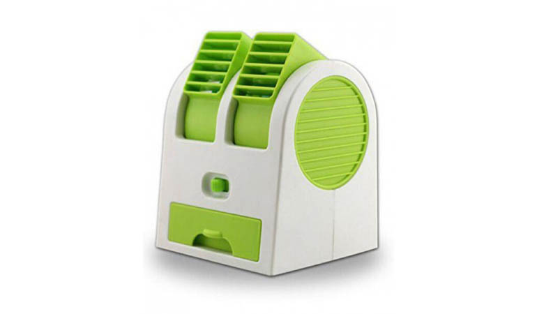 42% off, Rs 1299 only for Original Mini Air Conditioner Dual Turbine.