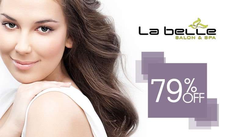 Shine like a diamond! Diamond Facial, Skin Polish, Whitening Manicure, Whitening Pedicure, Neck & Shoulder Massage, Foot & Hand Massage & Threading for Rs 1850/- instead of Rs 8,700/- [79 % off] at La Belle Salon