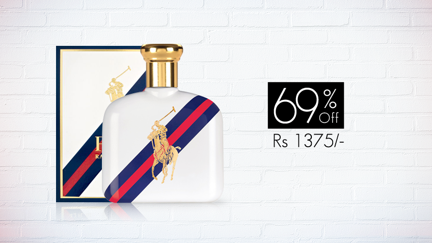 69% off, Rs 1375 only for Polo Ralph Lauren Blue Sport Perfume for Men (First Copy)