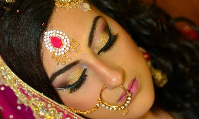 Receive Bridal Makeup + Hair Styling + Whitening Glow Facial with herbal polisher & bleach + Spa Whitening Manicure + Spa Whitening Pedicure + Dupatta Setting + Jewelry Setting + Nail color application from Lady Gaga Salon & Spa Gulberg-III, Lahore.