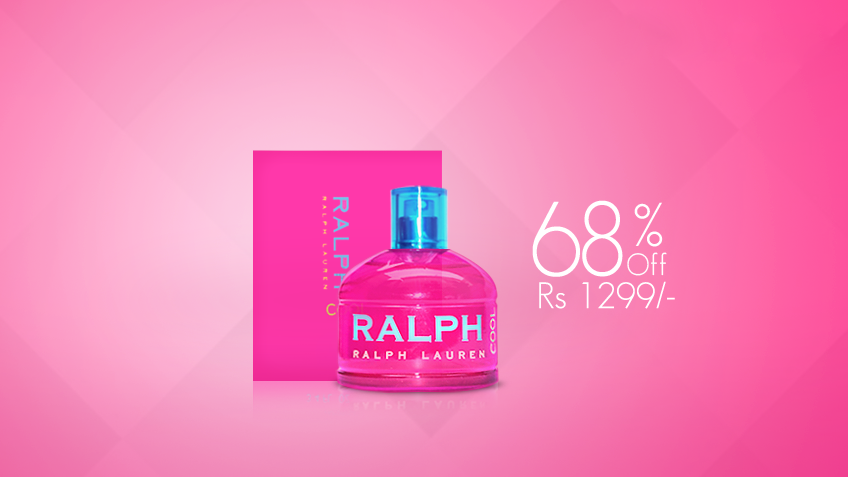 68% off, Rs 1299 only for Ralph Lauren Cool Perfume for Women (First Copy)