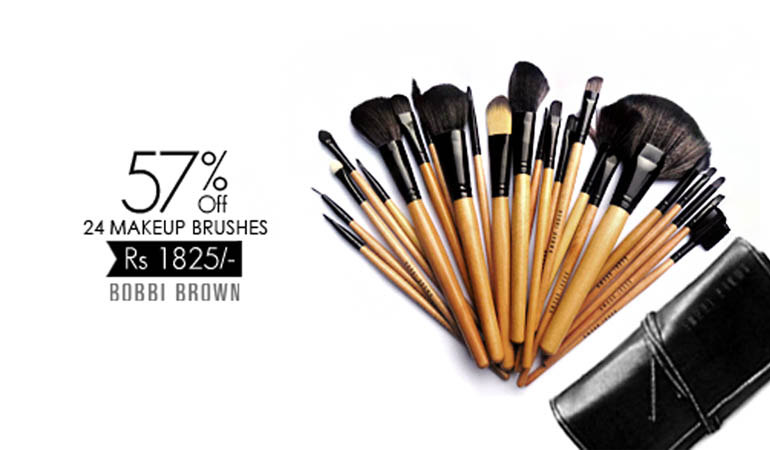57% off, Rs 1825 only for Bobbi Brown 24 Brushes (Replica)