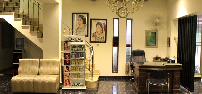 One tone color + protein treatment + hair wash + hair triming + Eye brows & upper lips Threading at The Beauty Room Salon Gulberg III, Lahore. l) shoulder :6500 Medium :8500 Waist : 9500