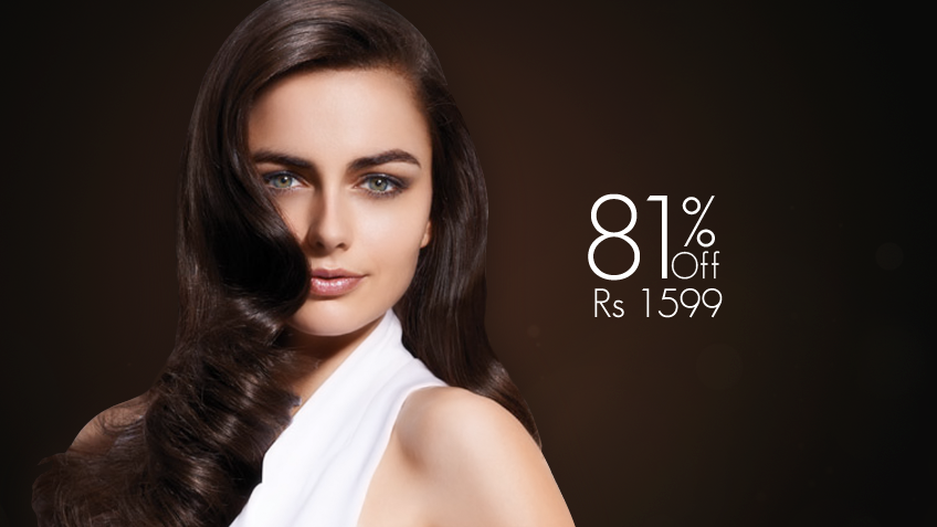 81% off, Rs 1599 only for Derma Whitening Facial + Whitening Face Polish + Deluxe Royal Whitening Manicure + Deluxe Royal Whitening Pedicure + Full-arms Wax + Hands and Feet Polisher + Hand and Feet Massage + Neck and Shoulders Massage + Threading (Upper Lips and Eyebrows) at Blue Scissor Salon & Studio Wapda Town Lahore.