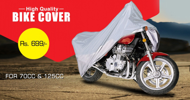 High Quality Parachute Bike Cover for 70cc & 125cc Bikes