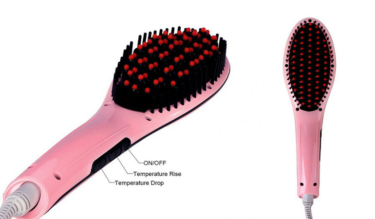 55% off, Rs 2150 only for Original Professional Fast Hair Straightener Magic Brush (Model No: HQT-906)