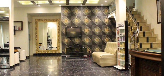 Face Polisher + Manicure + Pedicure + Upper Lips + Eye Brows by The Beauty Room Salon Gulberg, Lahore.