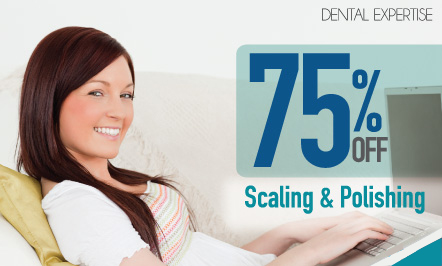 Make your teeth shine bright! Scaling & Polishing from Dental Expertise for Rs 2999 instead of Rs 12,000. [75% off]