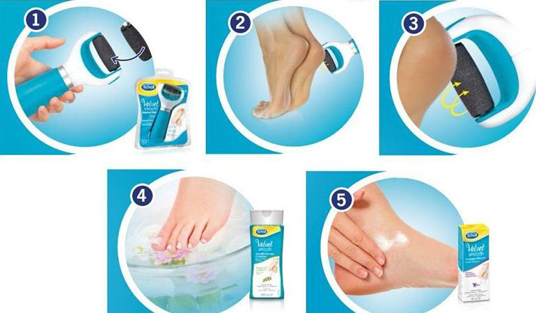 Scholl Velvet Smooth Express Pedi Electronic Foot File