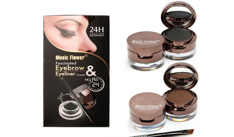 24 Hours 2 In 1 Eyeliner Gel & Eyebrow Cake